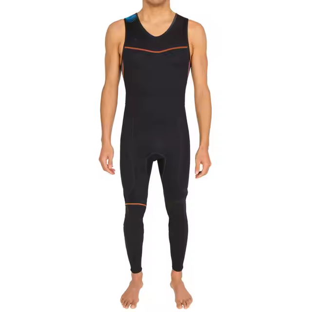 Stretch Swimming Surfing Diving Mens Long John Neoprene Wetsuit