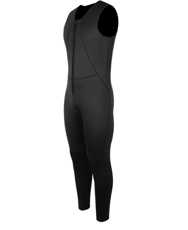  Men Neoprene Front Zip Farmer John Wetsuits Long johns